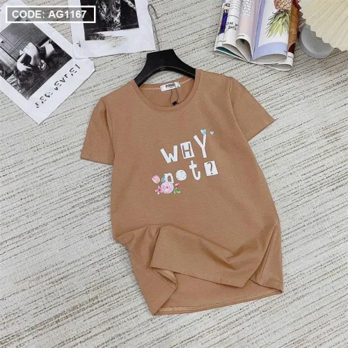 Shop sỉ áo Thun Nữ Cổ Tròn Size M (40-60kg) Nhiều Mẫu 1