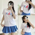 Shop sỉ áo Thun Nữ Cổ Tròn Size M (40-60kg) Nhiều Mẫu 1