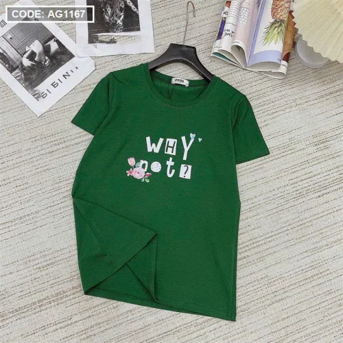 Shop sỉ áo Thun Nữ Cổ Tròn Size M (40-60kg) Nhiều Mẫu 1