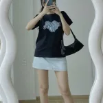 Nơi lấy sỉ áo Thun Nữ Cổ Tròn Size M (40-60kg) Nhiều Mẫu 3