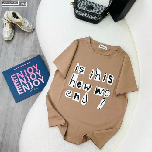 Nơi lấy sỉ áo Thun Nữ Cổ Tròn Size M (40-60kg) Nhiều Mẫu 3