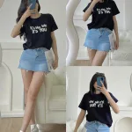 Nơi lấy sỉ áo Thun Nữ Cổ Tròn Size M (40-60kg) Nhiều Mẫu 3
