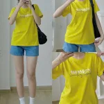 Áo thun cổ tròn nữ nhiều mẫu 4, size M cho người 40-60kg