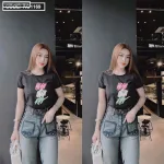 Áo thun cổ tròn nữ nhiều mẫu 4, size M cho người 40-60kg