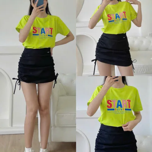 Áo thun cổ tròn nữ nhiều mẫu 4, size M cho người 40-60kg