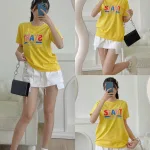 Áo thun cổ tròn nữ nhiều mẫu 4, size M cho người 40-60kg