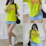 Áo thun cổ tròn nữ nhiều mẫu 4, size M cho người 40-60kg