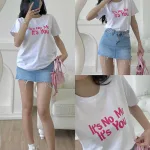 Áo thun cổ tròn nữ nhiều mẫu 4, size M cho người 40-60kg