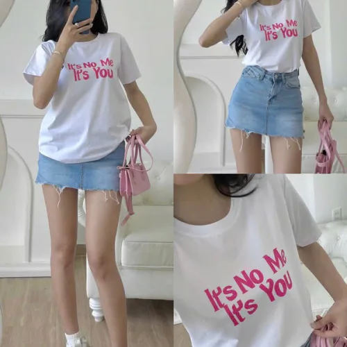 Áo thun cổ tròn nữ nhiều mẫu 4, size M cho người 40-60kg