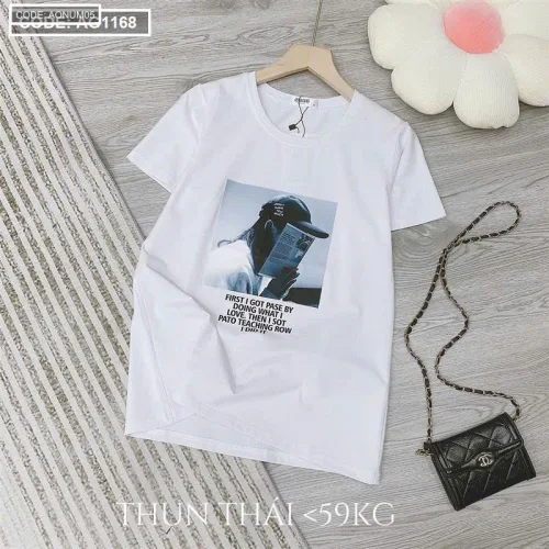 Chỗ sỉ áo Thun Nữ Cổ Tròn Size M (40-60kg) Nhiều Mẫu 5