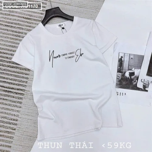 Áo thun cổ tròn nữ nhiều mẫu 6, size M cho cân nặng 40-60kg