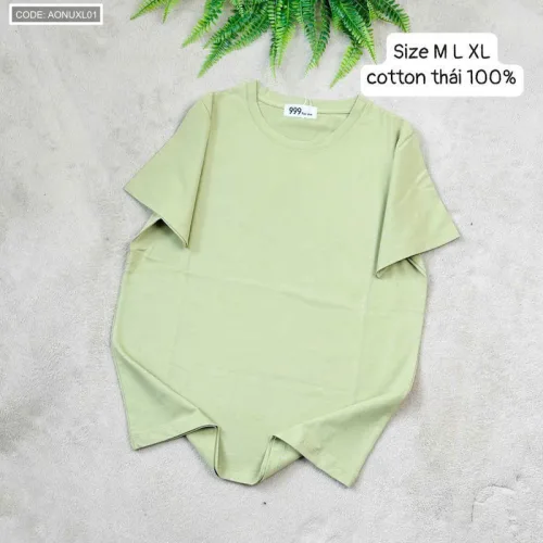 Áo Thun Nữ Size XL Cổ Tròn Cho Người 65-85kg