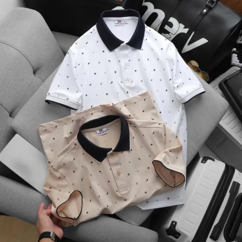 Nguồn hàng sỉ áo Thun Polo Nam - Áo Thun Nam Cổ Bẻ In Họa Tiết Nhí Và Viền Áo Big Size