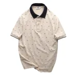 Nguồn hàng sỉ áo Thun Polo Nam - Áo Thun Nam Cổ Bẻ In Họa Tiết Nhí Và Viền Áo Big Size