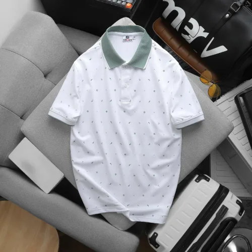 Nguồn hàng sỉ áo Thun Polo Nam - Áo Thun Nam Cổ Bẻ In Họa Tiết Nhí Và Viền Áo Big Size
