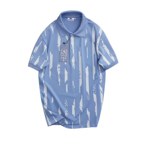 Áo thun polo nam in họa tiết sọc bền đẹp, cổ bẻ, có size lớn