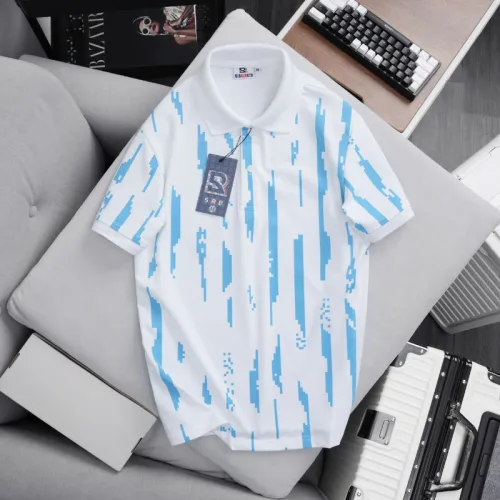 Áo thun polo nam in họa tiết sọc bền đẹp, cổ bẻ, có size lớn