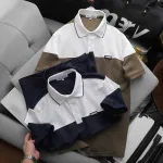 Nơi lấy sỉ áo Thun Polo Nam - Áo Thun Nam Cổ Bẻ Phối 2 Có Logo Trước Ngực Big Size