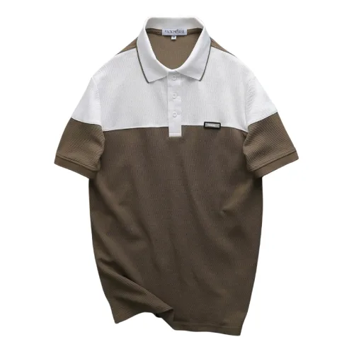 Nơi lấy sỉ áo Thun Polo Nam - Áo Thun Nam Cổ Bẻ Phối 2 Có Logo Trước Ngực Big Size