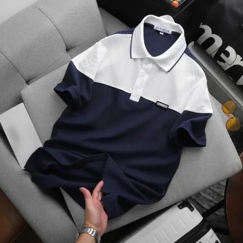 Nơi lấy sỉ áo Thun Polo Nam - Áo Thun Nam Cổ Bẻ Phối 2 Có Logo Trước Ngực Big Size