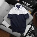Nơi lấy sỉ áo Thun Polo Nam - Áo Thun Nam Cổ Bẻ Phối 2 Có Logo Trước Ngực Big Size
