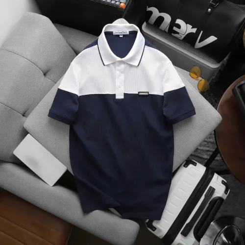 Nơi lấy sỉ áo Thun Polo Nam - Áo Thun Nam Cổ Bẻ Phối 2 Có Logo Trước Ngực Big Size