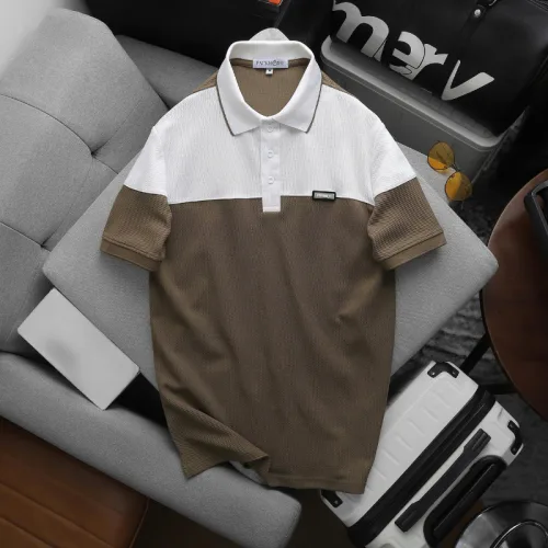 Nơi lấy sỉ áo Thun Polo Nam - Áo Thun Nam Cổ Bẻ Phối 2 Có Logo Trước Ngực Big Size