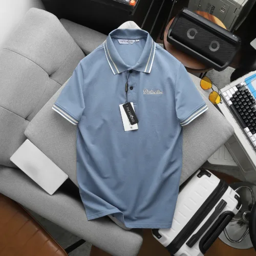 Áo Polo Nam Cổ Bẻ Phối Sọc Thêu Logo Ngực Big Size