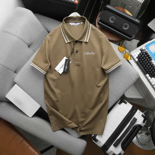 Áo thun polo nam cổ bẻ phối sọc