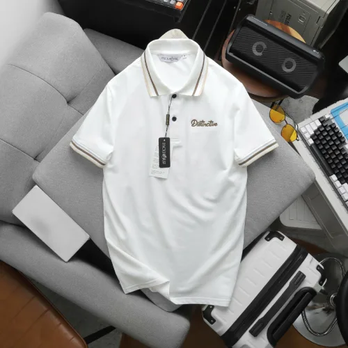 Áo Polo Nam Cổ Bẻ Phối Sọc Thêu Logo Ngực Big Size