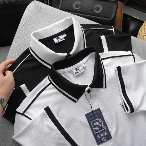 Nguồn hàng sỉ áo Thun Polo Nam - Áo Thun Nam Cổ Bẻ Phối Viền Trẻ Trung Thanh Lịch Có Big Size