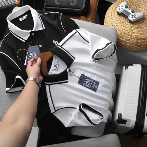 Nguồn hàng sỉ áo Thun Polo Nam - Áo Thun Nam Cổ Bẻ Phối Viền Trẻ Trung Thanh Lịch Có Big Size