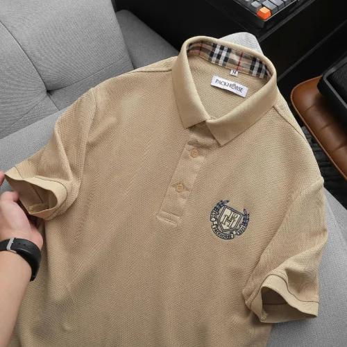 Áo thun polo nam big size cổ bẻ với logo thêu trước ngực