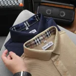Áo thun polo nam big size cổ bẻ với logo thêu trước ngực