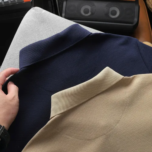 Áo thun polo nam big size cổ bẻ với logo thêu trước ngực