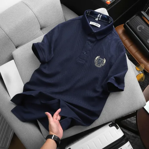 Áo thun polo nam big size cổ bẻ với logo thêu trước ngực