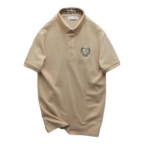Áo thun polo nam big size cổ bẻ với logo thêu trước ngực