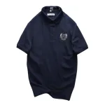 Áo thun polo nam big size cổ bẻ với logo thêu trước ngực