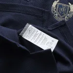 Áo thun polo nam big size cổ bẻ với logo thêu trước ngực