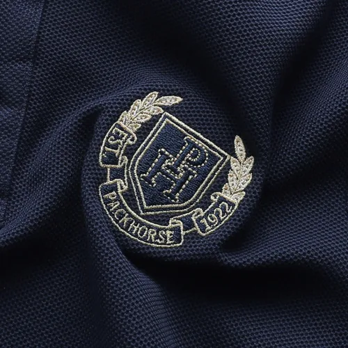 Áo thun polo nam big size cổ bẻ với logo thêu trước ngực