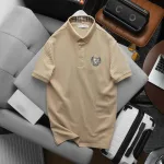 Áo thun polo nam big size cổ bẻ với logo thêu trước ngực