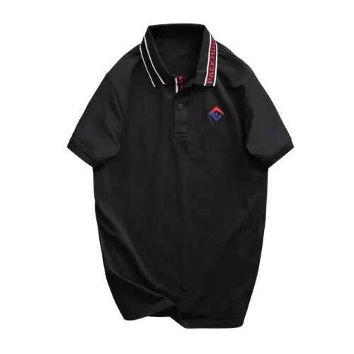Áo Polo Nam CS276 Cổ Bẻ Phối Sọc Chữ, Thêu Logo Ngực