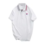 Áo Polo Nam CS276 Cổ Bẻ Phối Sọc Chữ, Thêu Logo Ngực