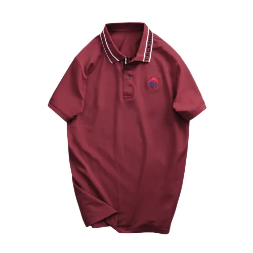 Áo Polo Nam CS276 Cổ Bẻ Phối Sọc Chữ, Thêu Logo Ngực