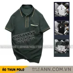 Chuyên sỉ áo Thun Polo Nam Cao Cấp - Áo Thun Nam Cổ Bẻ Phối Viền Có Túi Trước Ngực Và In Logo Bền Đẹp Big Size