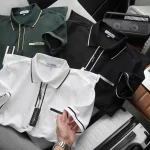 Chuyên sỉ áo Thun Polo Nam Cao Cấp - Áo Thun Nam Cổ Bẻ Phối Viền Có Túi Trước Ngực Và In Logo Bền Đẹp Big Size
