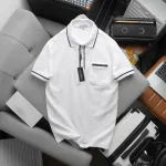 Chuyên sỉ áo Thun Polo Nam Cao Cấp - Áo Thun Nam Cổ Bẻ Phối Viền Có Túi Trước Ngực Và In Logo Bền Đẹp Big Size