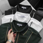 Chuyên sỉ áo Thun Polo Nam Cao Cấp - Áo Thun Nam Cổ Bẻ Phối Viền Có Túi Trước Ngực Và In Logo Bền Đẹp Big Size
