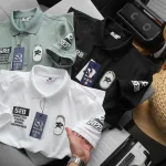 Nguồn hàng sỉ áo Thun Polo Nam In Chữ Trước Ngực Và Vai Trái Cao Cấp Big Size
