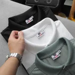 Nguồn hàng sỉ áo Thun Polo Nam In Chữ Trước Ngực Và Vai Trái Cao Cấp Big Size